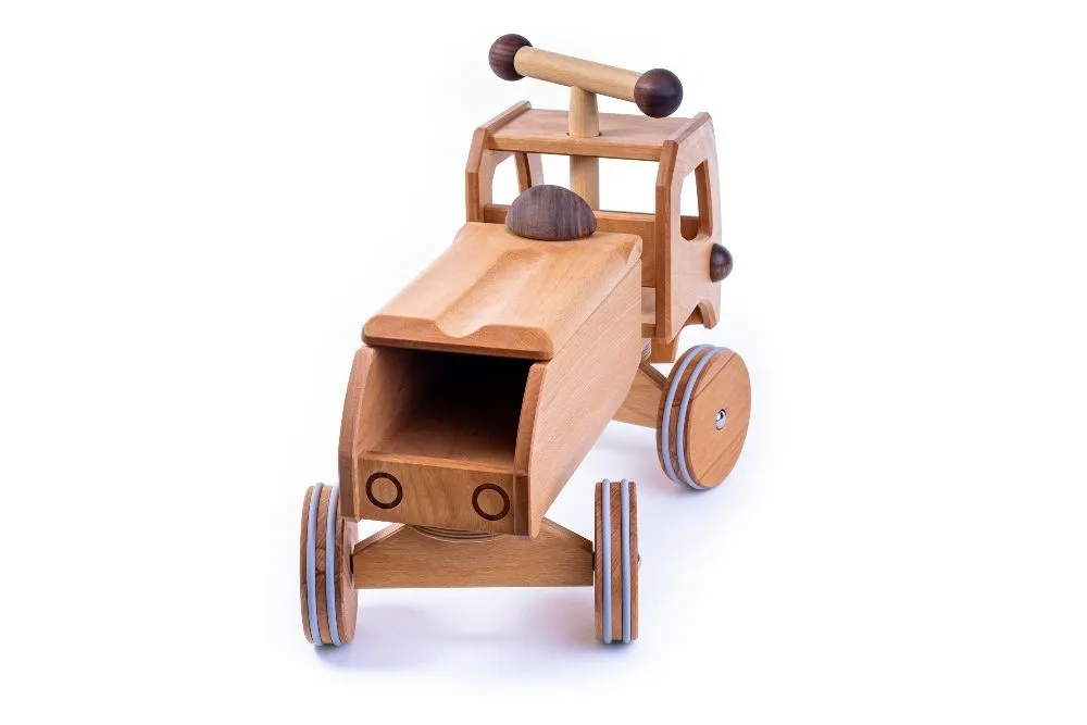 Holz Rutscher Fred Nussbaum | Holzauto | Dragon Toys_180107_