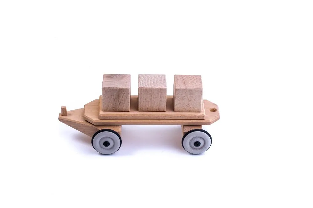 Holz Würfelwaggon | Holz Zug | Dragon Toys_180169_