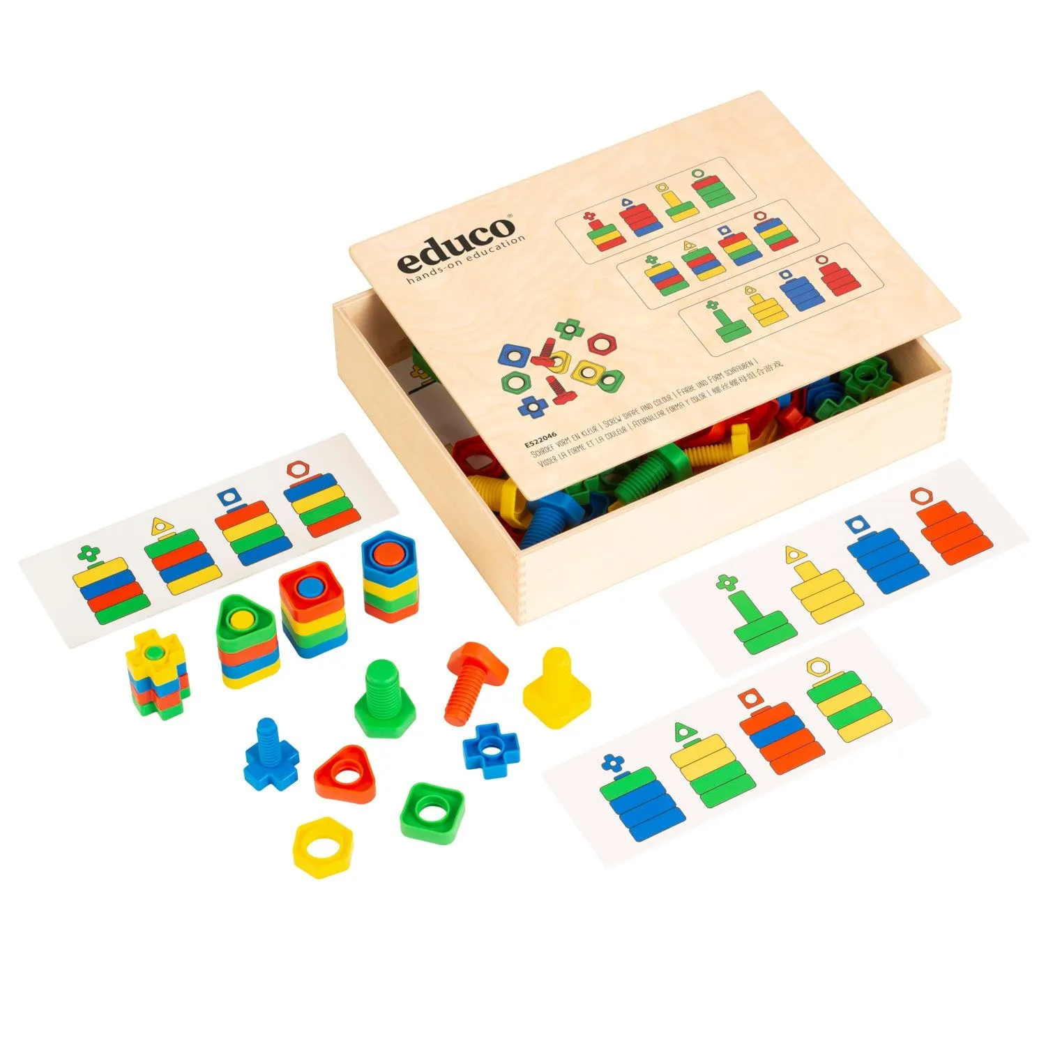 Farben und Formen Schraubspiel | EDUCO_E522046_
