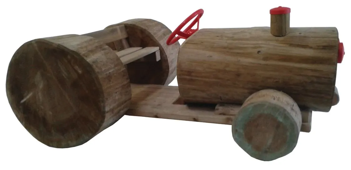 Naturholz Traktor | Müller & Herber