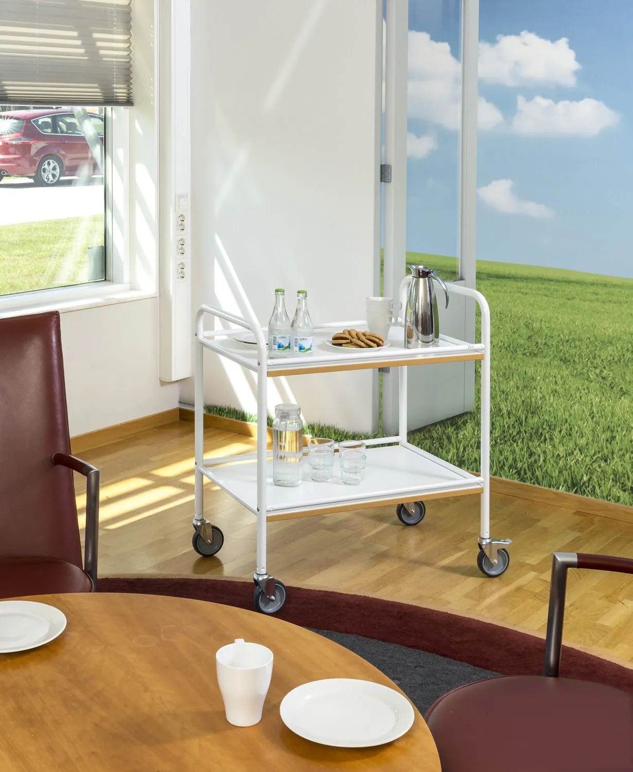 Tablettwagen | Servierwagen weiß | Kongamek_KM2005_