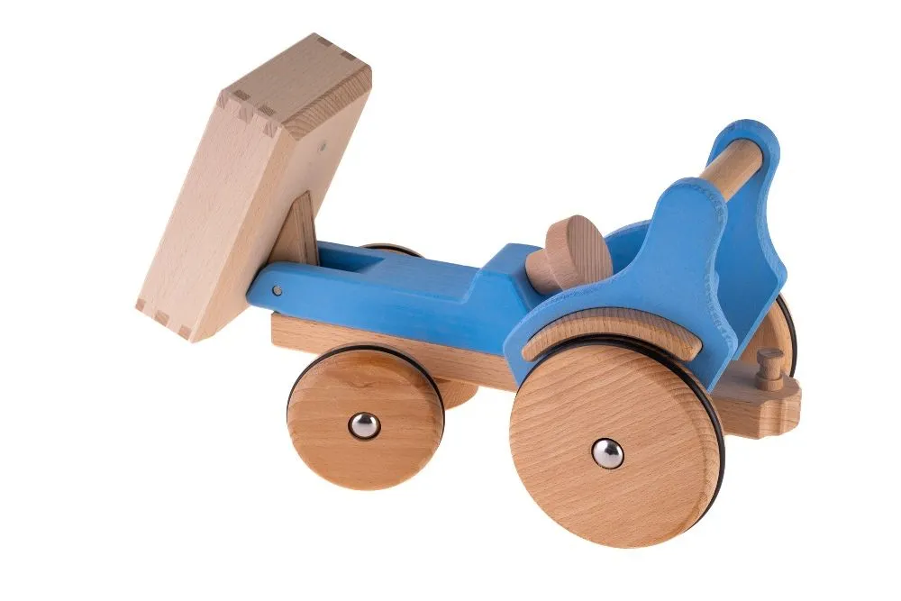 Holz Traktor Fridolin | Holzauto | Dragon Toys_180503_