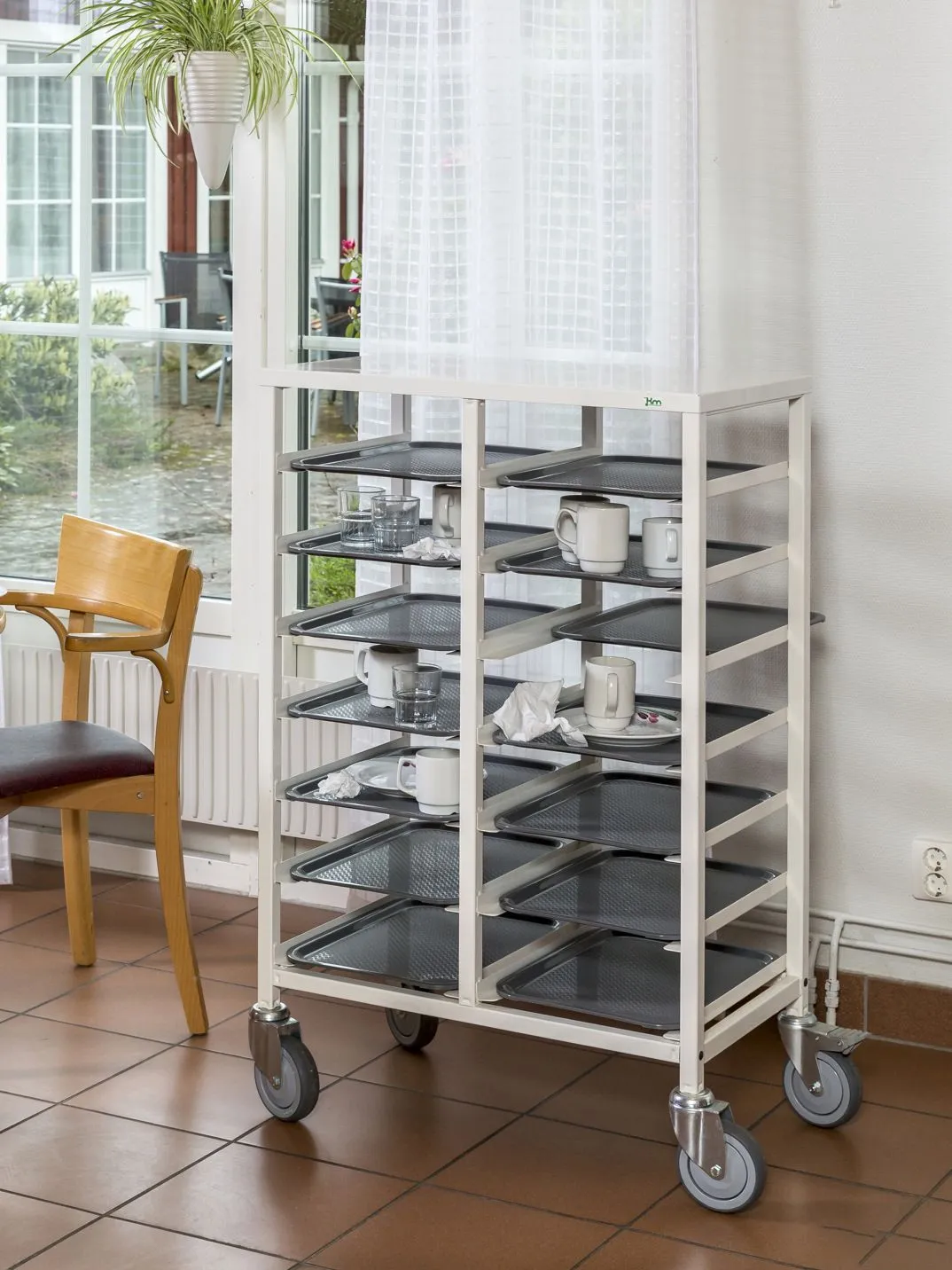 Tablettwagen für 14 Tabletts | Kongamek_KM882-14_