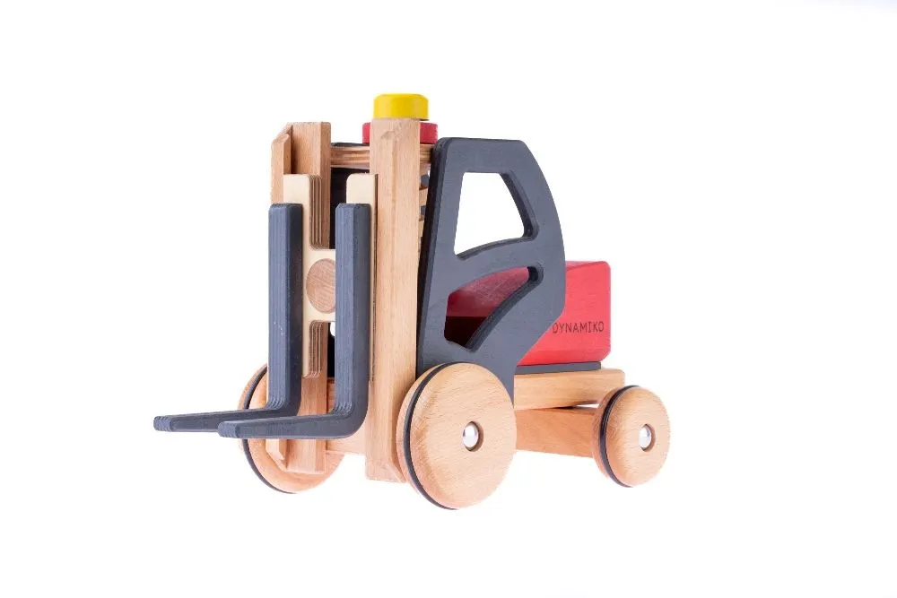 Holzstapler Toni | Holzfahrzeug | Dragon Toys_180596_