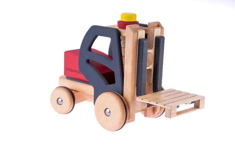 Holzstapler Toni | Holzfahrzeug | Dragon Toys_180596_