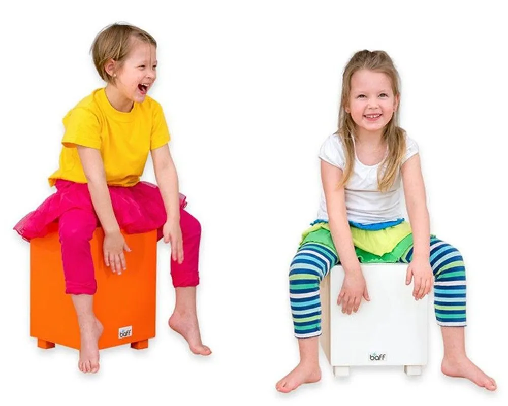 BAFF Kindertrommelhocker mit Beatbock Cajon-Lehrbuch gratis!