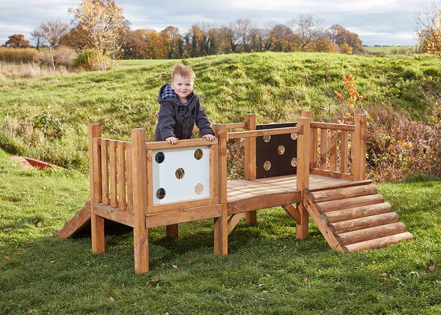 Holz-Spielplattform Piratennest | Cosy_CY-53090_