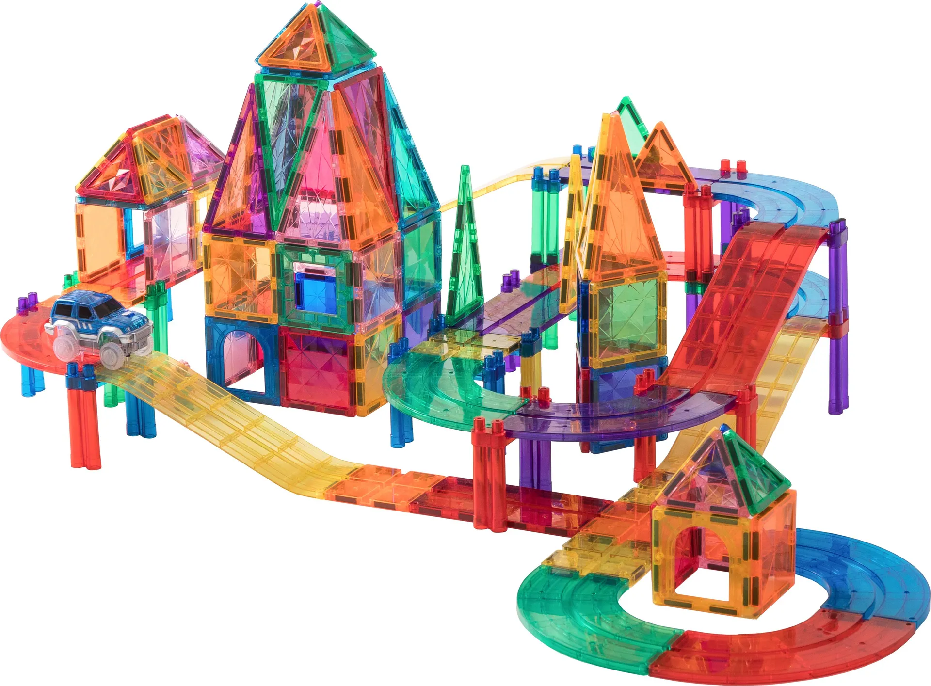 Magnet Rennbahn 120 Teile | Dragon Toys