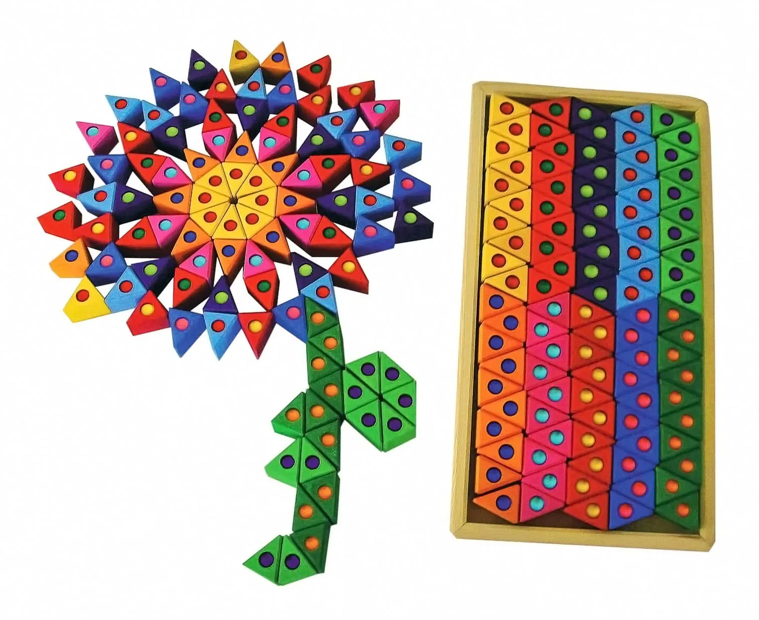 Funkelndes Mosaik-Steckspiel