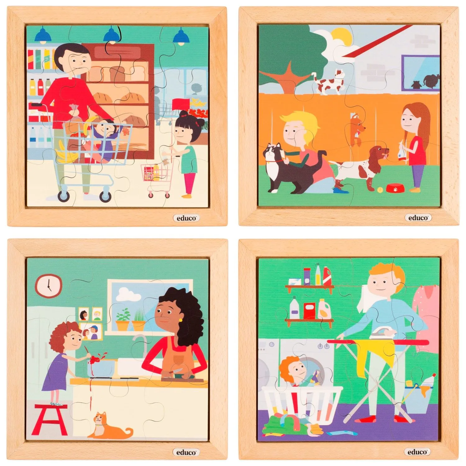 Kleinkind Puzzle 4er Set | EDUCO_900000264_