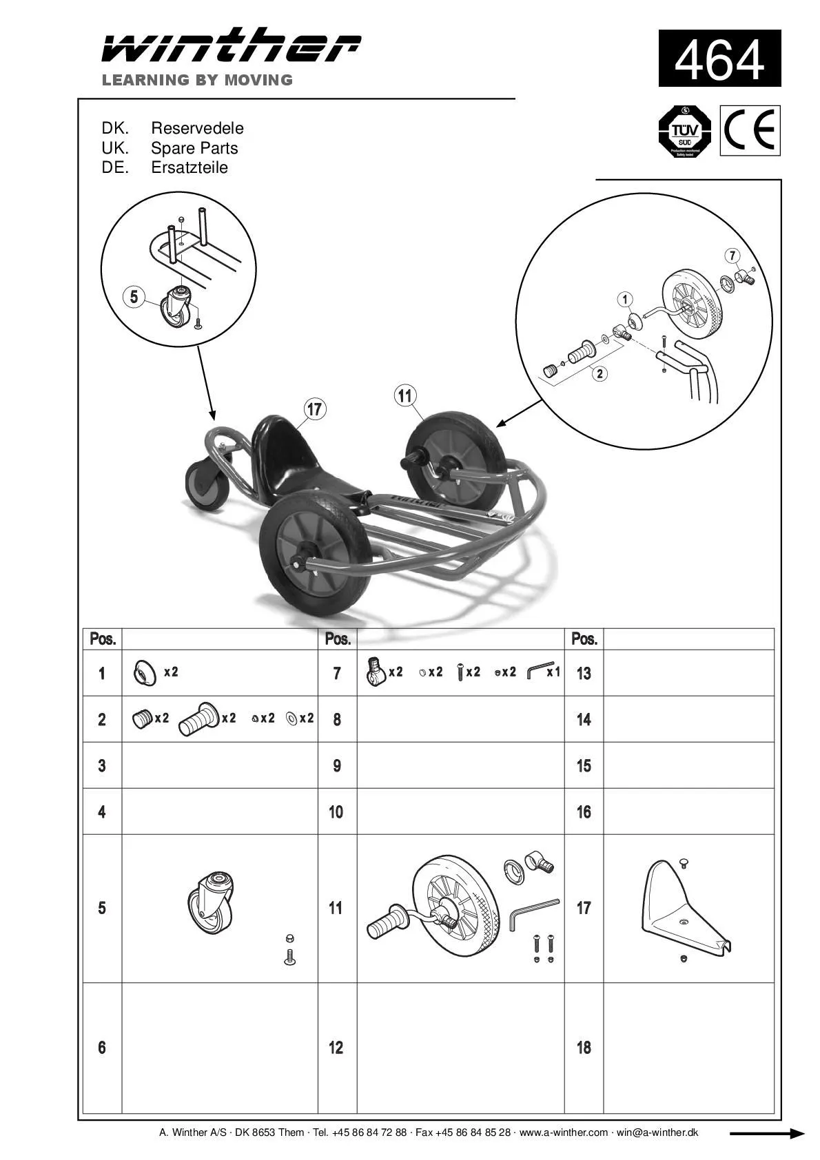 Winther Swingcart klein | Winther