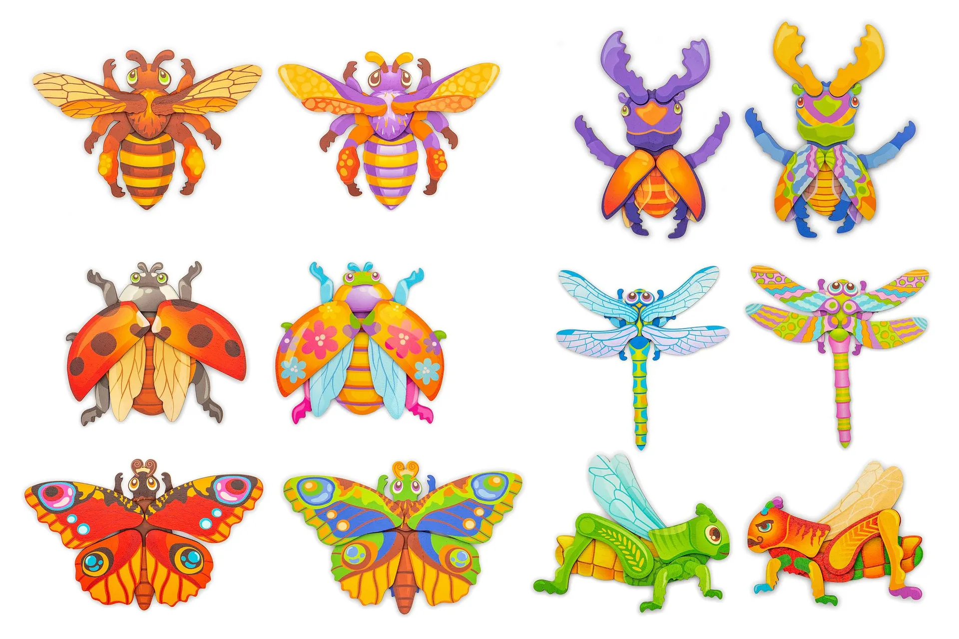 Magnetpuzzle Insekten_30168-Insekten_